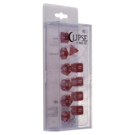 Toys4.0 Eclipse 11 Dice Set, Apple Red TO3295291